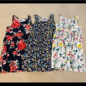 Set of 3 H&M Floral Dresses